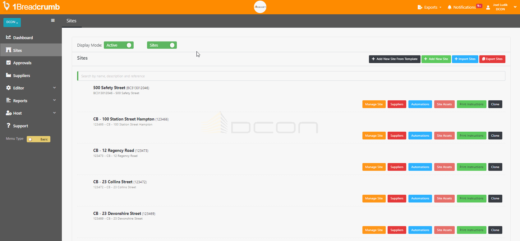 Activity report create a scheduled report